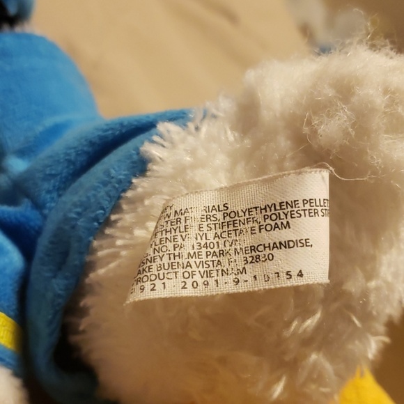 Vtg Disneys Donald Duck Plush Stuffed Toy - Picture 7 of 7